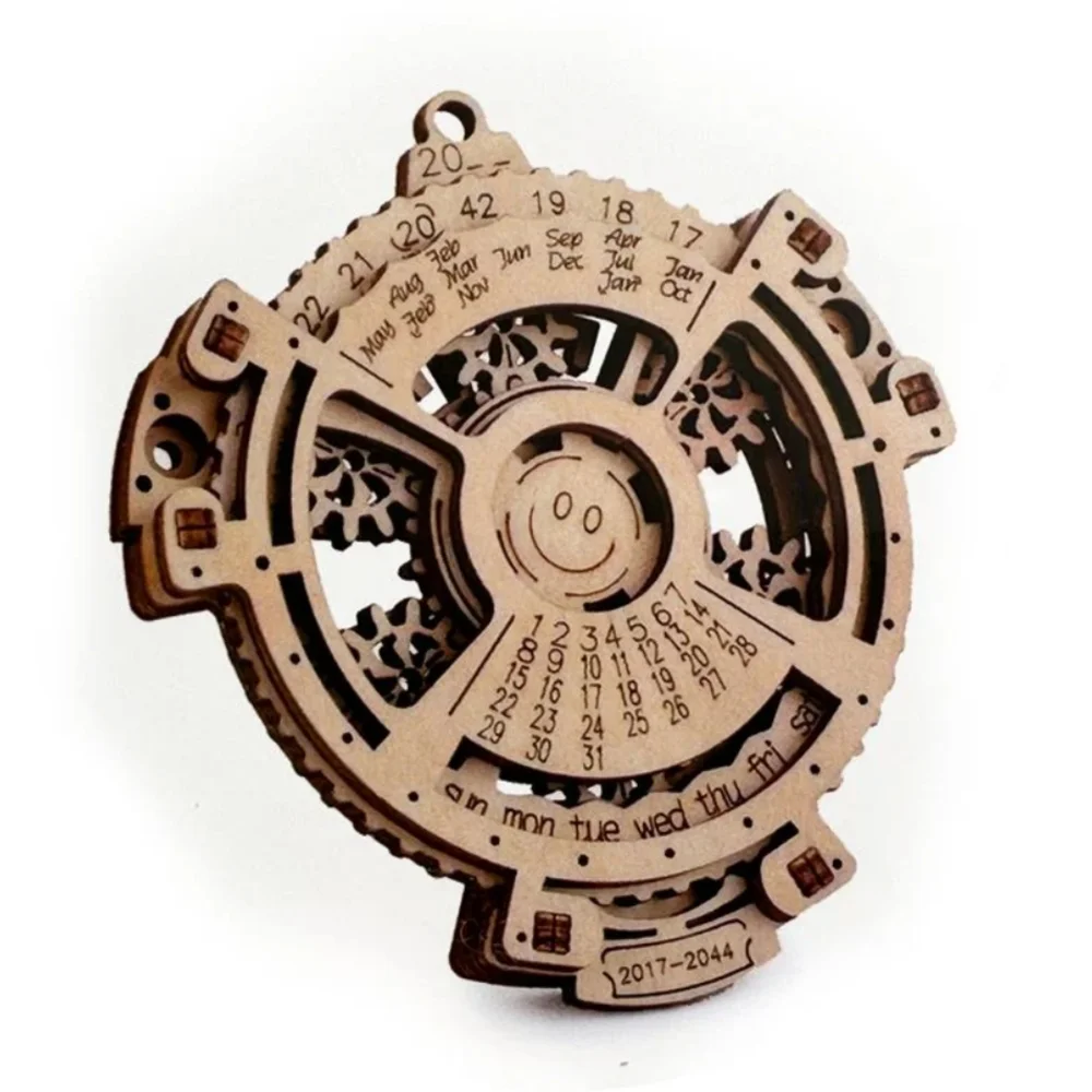 Wooden Perpetual‎ Calendar Wall Decor